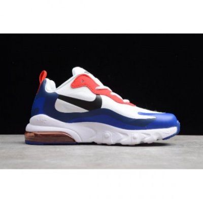 Nike Çocuk Air Max 270 React Beyaz / Kraliyet Mavisi / Açık Kırmızı Koşu Ayakkabısı Türkiye - FVERG2